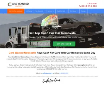 Carswantednewcastle.com.au(Cash For Cars Newcastle & Up To $8999 Cash) Screenshot