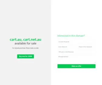 Cart.net.au(Sales Inquery) Screenshot