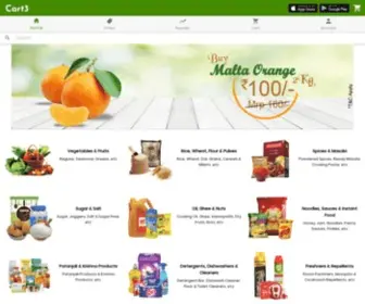 Cart3.com(Online Supermarket) Screenshot