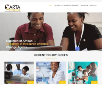 Carta-Evidence.org(Home) Screenshot