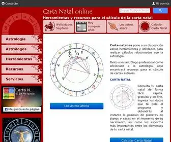 Carta-Natal.es(Carta natal online. Recursos de astrología) Screenshot