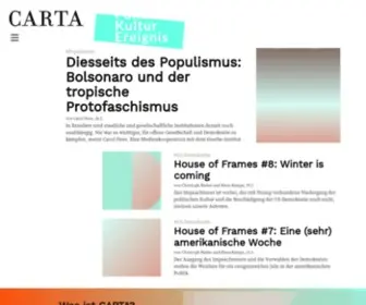Carta.info(Politik, Kultur, Ereignis) Screenshot