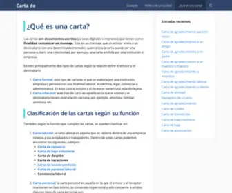 Cartade.org(La Carta) Screenshot