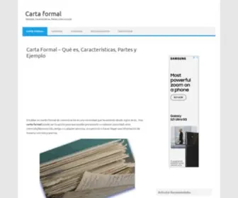 Cartaformal.org(Carta Formal) Screenshot