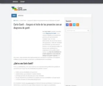 Cartagantt.com(Carta Gantt) Screenshot