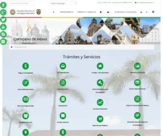 Cartagena.gov.co(Inicio) Screenshot