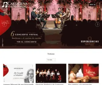 CartagenamusicFestival.com(Cartagena) Screenshot