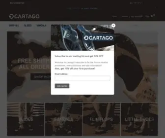 Cartagosandals.com(Cartagosandals) Screenshot