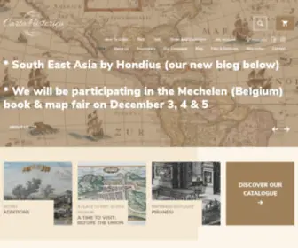 Cartahistorica.com(40 years of pure map passion. Antique maps are fine and rare objects) Screenshot