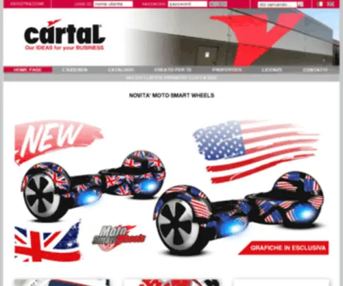 Cartal.com(Import/export articoli da regalo e gadgets) Screenshot