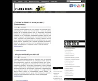 Cartalegal.com(Carta Legal) Screenshot