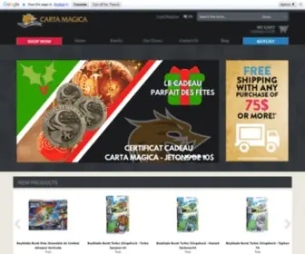 Cartamagica.com(Carta Magica) Screenshot
