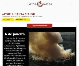 Cartamaior.com.br(Carta Maior) Screenshot