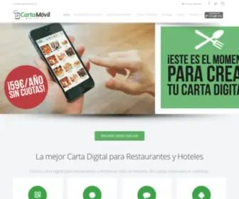 Cartamovil.com(CartaMovil carta digital qr) Screenshot