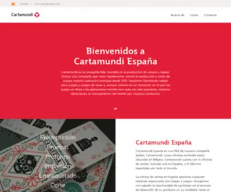 Cartamundi.es(Cartamundi Espania) Screenshot
