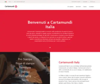 Cartamundi.it(Cartamundi Italy) Screenshot