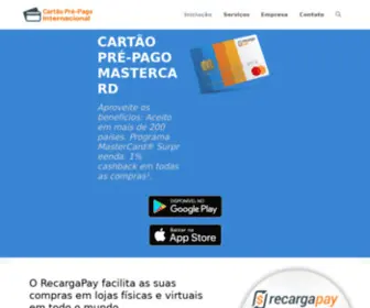 Cartao-Pre-Pago-Recargapay.com.br(Aproveite os benefícios: Aceito em mais de 200 países. Programa MasterCard®) Screenshot