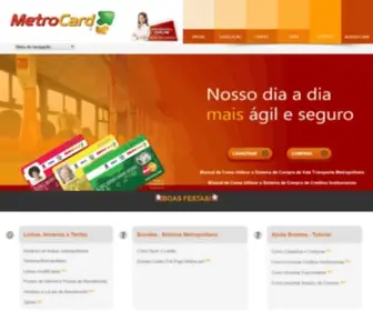 Cartaometrocard.com.br(Cartaometrocard) Screenshot