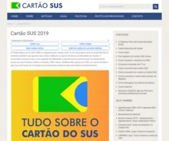 Cartaosus.org(CARTÃO SUS 2023 →) Screenshot