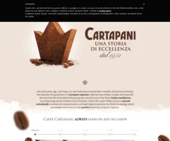 Cartapani.it(CAFFE' CARTAPANI) Screenshot