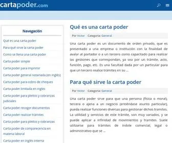 Cartapoder.org(Carta poder) Screenshot
