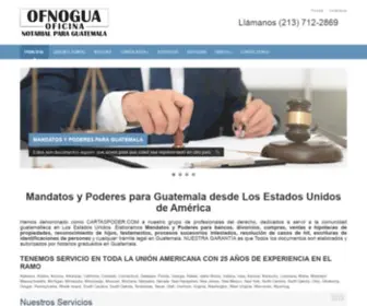 Cartaspoder.com(Cartas Poder) Screenshot