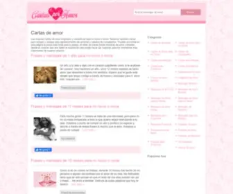 Cartasporamor.com(Cartas de Amor Originales) Screenshot