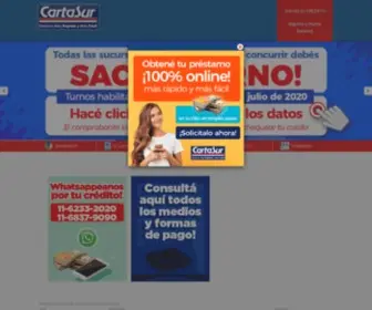 Cartasur.com.ar(Efectivo más rápido y más facil) Screenshot