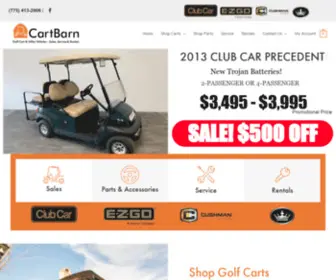Cartbarn.com(Cartbarn Golf Cart Sales) Screenshot