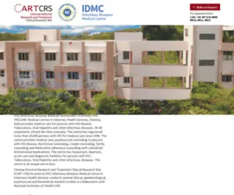 Cartcrs.in(Chennai Antiviral Research and Treatment Clinical Research Site) Screenshot