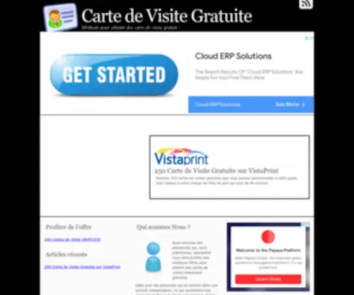 Carte-DE-Visite-Gratuite.net(Méthode GRATUIT) Screenshot