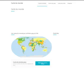Carte-DU-Monde.net(Carte du monde) Screenshot