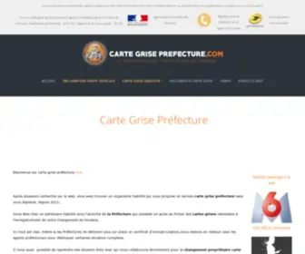 Carte-Grise-Prefecture.com(Carte grise préfecture) Screenshot