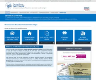 Carte-Grise.com(Faire) Screenshot