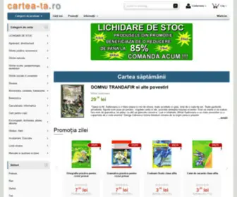 Cartea-TA.ro(Librarie virtuala) Screenshot