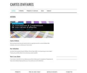 Carteafaire.com(Impression) Screenshot