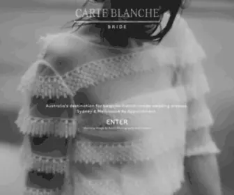 Carteblanchebride.com.au(French Wedding Dresses Australia) Screenshot