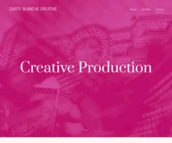 Carteblanchecreative.com(Boutique Design Studio) Screenshot