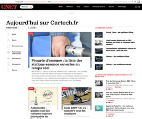 Cartech.fr(CNET France) Screenshot