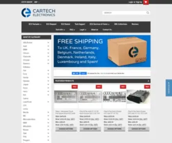 Cartechelectronics.com(Cartech Electronics Ltd) Screenshot