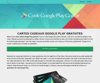 Cartegoogleplaygratuite.com(Carte Google Play Gratuite Et Code Google Play Gratuit 2019) Screenshot