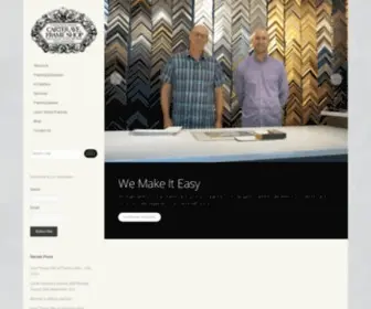 Carteravenueframeshop.com(Carter Avenue Frame Shop Custom Picture Framing in Minneapolis) Screenshot