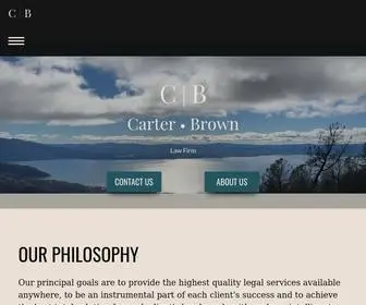 Carterbrownlaw.com(Brown Law) Screenshot