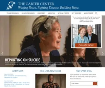 Cartercenter.org(The Carter Center) Screenshot