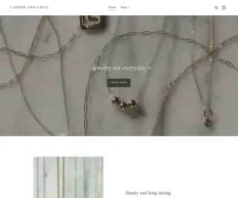 Cartercruzco.com(Carter and Cruz) Screenshot