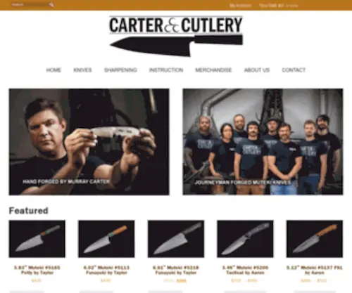 Cartercutlery.com(Carter Cutlery) Screenshot