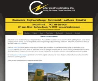 Carterelectric.com(Carter Electric Company) Screenshot