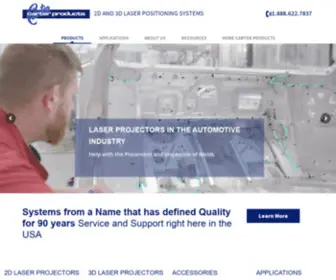 Carterlaser.com(Carter Laser Products) Screenshot