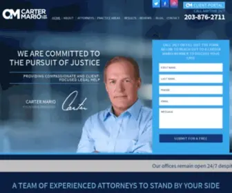 Cartermario.com(Carter Mario Law Firm) Screenshot