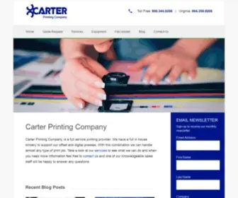 Carterprinting.com(Carter Printing Company) Screenshot
